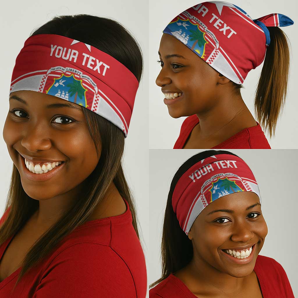 Custom Lone Stars Neck Gaiter Liberia Football - Sporty Style LT14