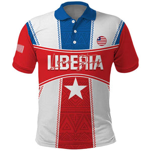 Custom Lone Stars Polo Shirt Liberia Football - Sporty Style