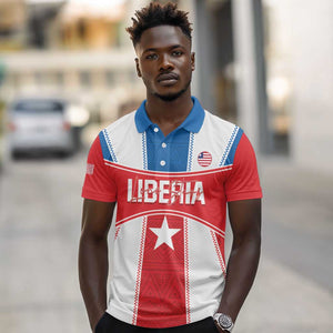 Custom Lone Stars Polo Shirt Liberia Football - Sporty Style