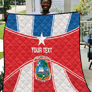 Custom Lone Stars Quilt Liberia Football - Sporty Style