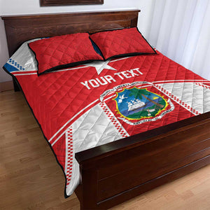 Custom Lone Stars Quilt Bed Set Liberia Football - Sporty Style