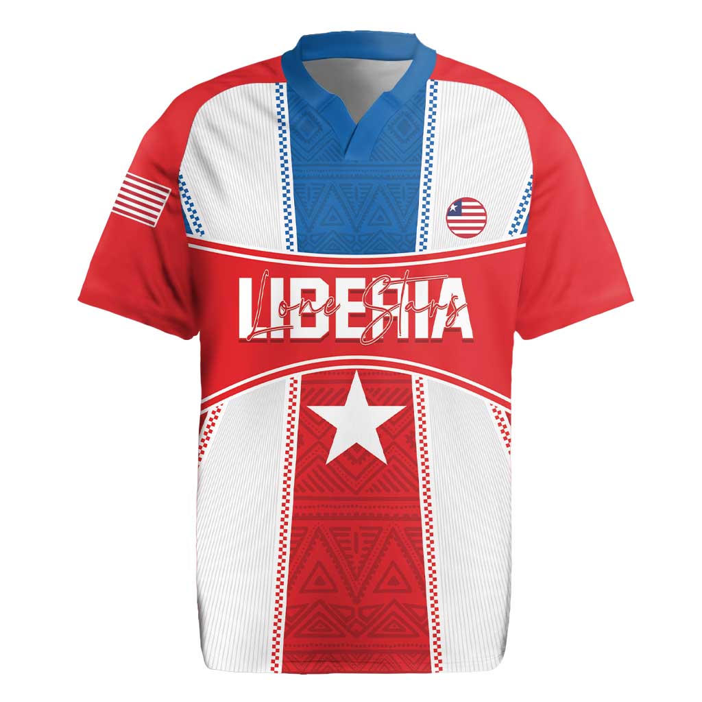 Custom Lone Stars Rugby Jersey Liberia Football - Sporty Style