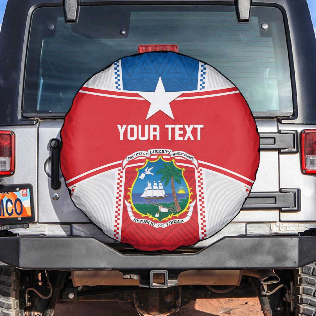 Custom Lone Stars Spare Tire Cover Liberia Football - Sporty Style