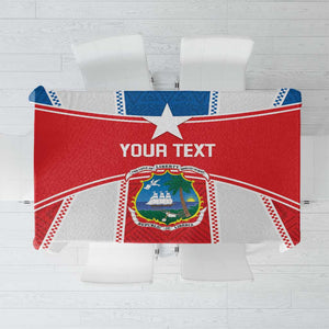 Custom Lone Stars Tablecloth Liberia Football - Sporty Style