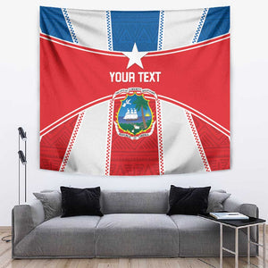 Custom Lone Stars Tapestry Liberia Football - Sporty Style