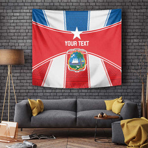 Custom Lone Stars Tapestry Liberia Football - Sporty Style