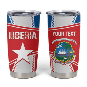 Custom Lone Stars Tumbler Cup Liberia Football - Sporty Style