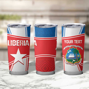 Custom Lone Stars Tumbler Cup Liberia Football - Sporty Style