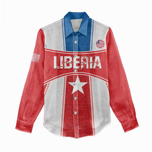 Custom Lone Stars Women Casual Shirt Liberia Football - Sporty Style