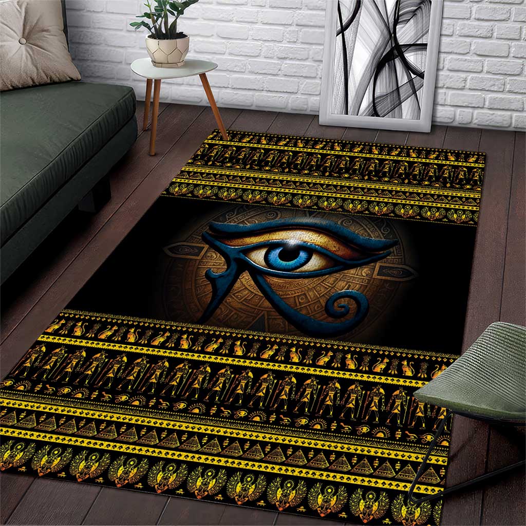 Ancient Egypt Eye Of Ra Area Rug Sun To The Egyptians