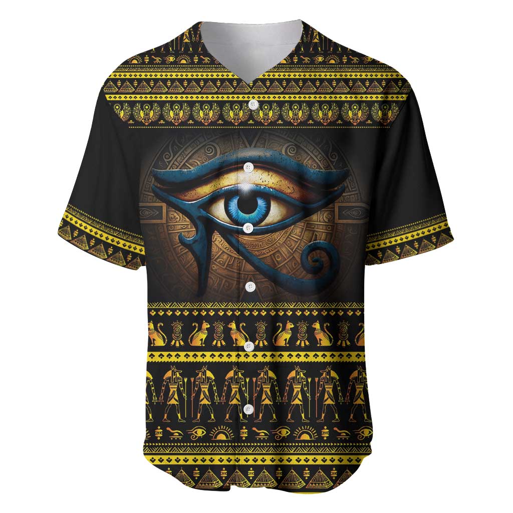 Ancient Egypt Eye Of Ra Baseball Jersey Sun To The Egyptians