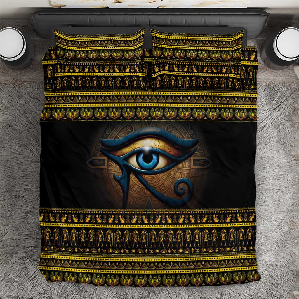 Ancient Egypt Eye Of Ra Bedding Set Sun To The Egyptians