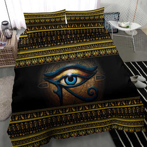 Ancient Egypt Eye Of Ra Bedding Set Sun To The Egyptians