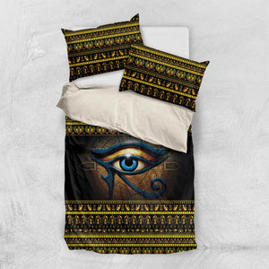 Ancient Egypt Eye Of Ra Bedding Set Sun To The Egyptians