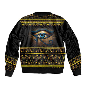 Ancient Egypt Eye Of Ra Bomber Jacket Sun To The Egyptians