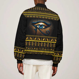 Ancient Egypt Eye Of Ra Bomber Jacket Sun To The Egyptians