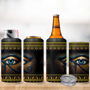 Ancient Egypt Eye Of Ra 4 in 1 Can Cooler Tumbler Sun To The Egyptians