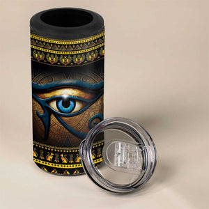 Ancient Egypt Eye Of Ra 4 in 1 Can Cooler Tumbler Sun To The Egyptians