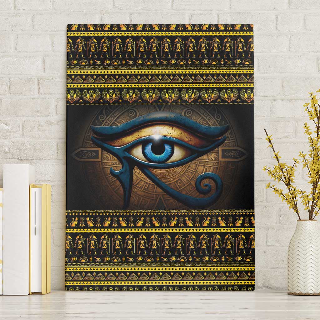 Ancient Egypt Eye Of Ra Canvas Wall Art Sun To The Egyptians