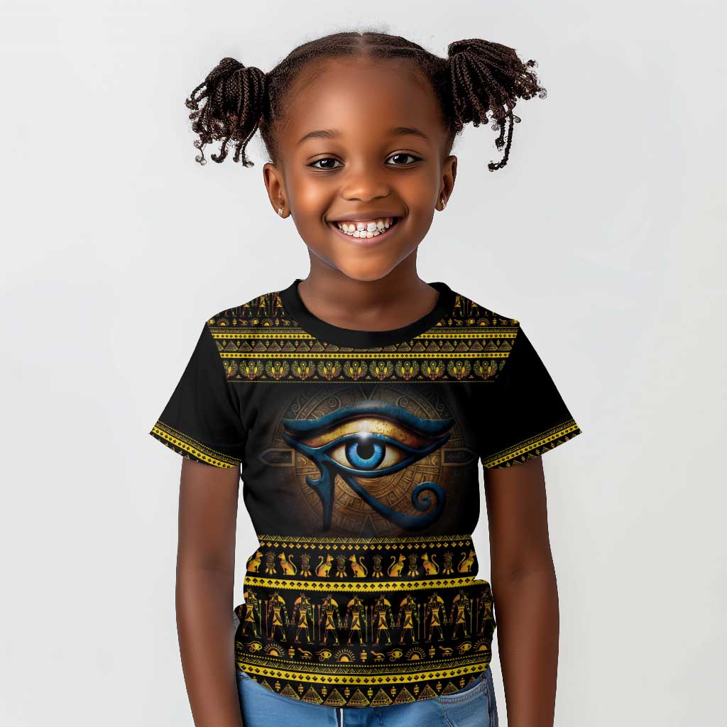 Ancient Egypt Eye Of Ra Kid T shirt Sun To The Egyptians