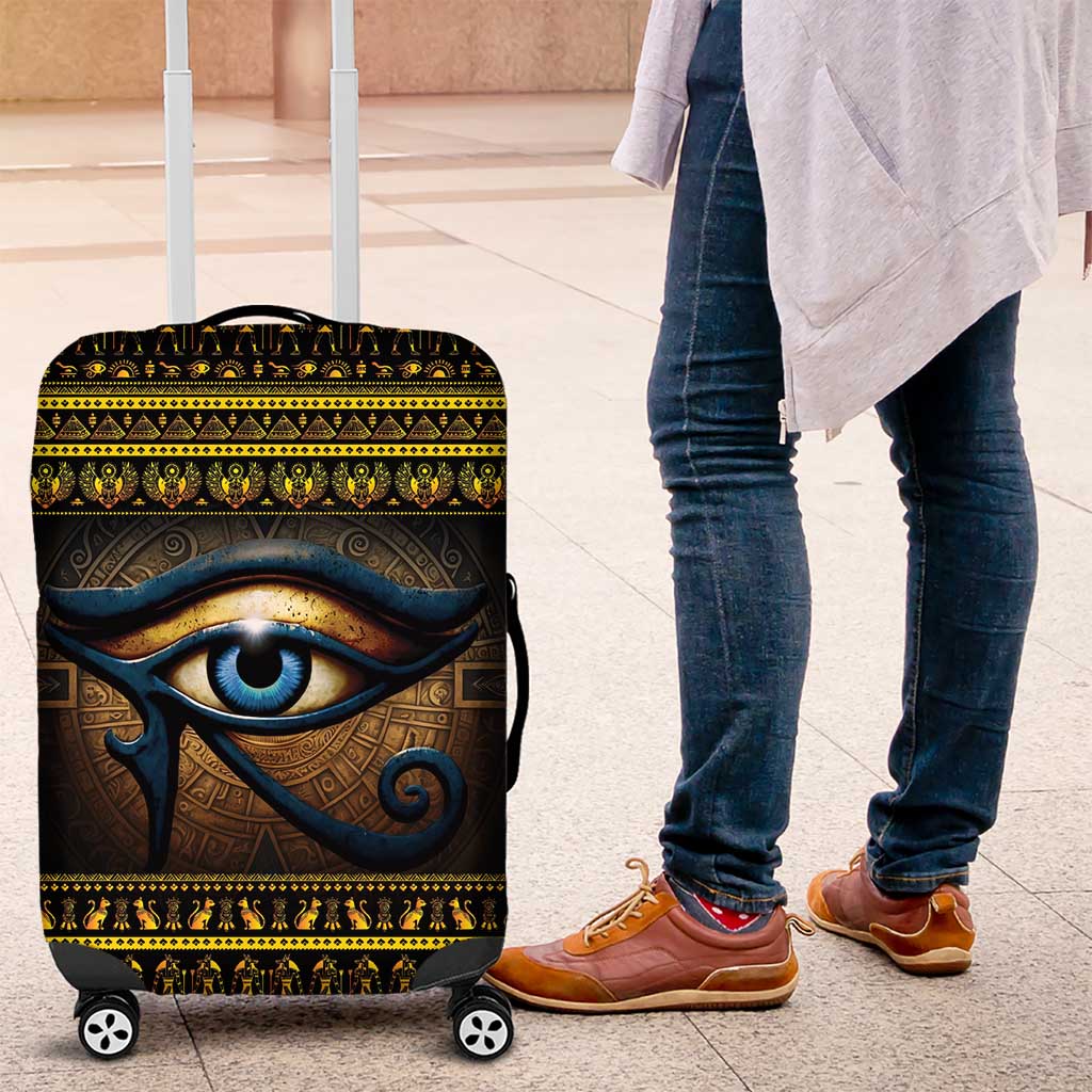 Ancient Egypt Eye Of Ra Luggage Cover Sun To The Egyptians