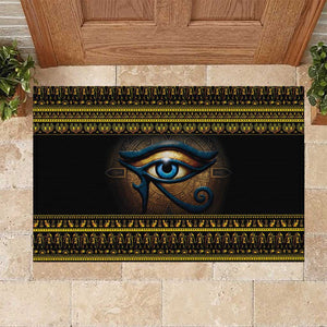 Ancient Egypt Eye Of Ra Rubber Doormat Sun To The Egyptians