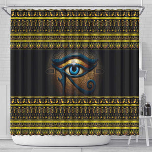 Ancient Egypt Eye Of Ra Shower Curtain Sun To The Egyptians