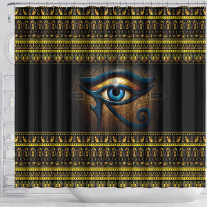 Ancient Egypt Eye Of Ra Shower Curtain Sun To The Egyptians