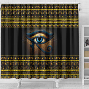 Ancient Egypt Eye Of Ra Shower Curtain Sun To The Egyptians