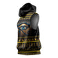Ancient Egypt Eye Of Ra Sleeveless Hoodie Sun To The Egyptians - African Pride