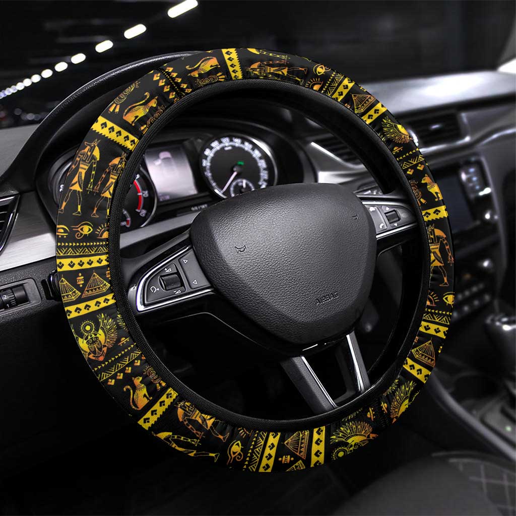 Ancient Egypt Eye Of Ra Steering Wheel Cover Sun To The Egyptians