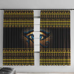 Ancient Egypt Eye Of Ra Window Curtain Sun To The Egyptians