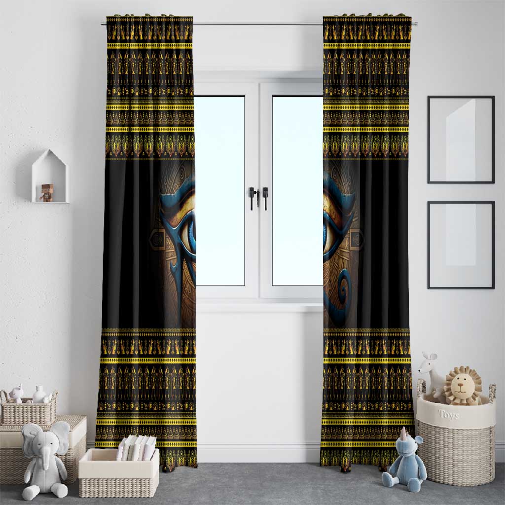 Ancient Egypt Eye Of Ra Window Curtain Sun To The Egyptians