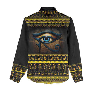 Ancient Egypt Eye Of Ra Women Casual Shirt Sun To The Egyptians