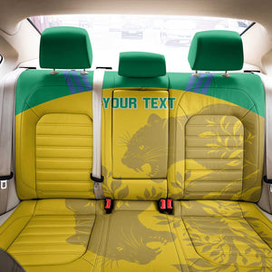 Personalized Gabon Football Back Car Seat Cover Allez Les Pantheres