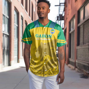 Personalized Gabon Football Baseball Jersey Allez Les Pantheres