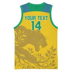 Personalized Gabon Football Basketball Jersey Allez Les Pantheres LT14