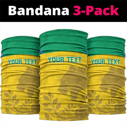 Personalized Gabon Football Neck Gaiter Allez Les Pantheres LT14