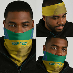 Personalized Gabon Football Neck Gaiter Allez Les Pantheres LT14