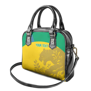 Personalized Gabon Football Shoulder Handbag Allez Les Pantheres