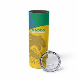 Personalized Gabon Football Skinny Tumbler Allez Les Pantheres