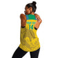 Personalized Gabon Football Women Racerback Tank Allez Les Pantheres