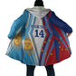 Custom Argentina and Cabo Verde Football 2026 Cloak La Albiceleste Tubaroes Azuis Together