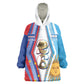 Custom Argentina and Cabo Verde Football 2026 Wearable Blanket Hoodie La Albiceleste Tubaroes Azuis Together