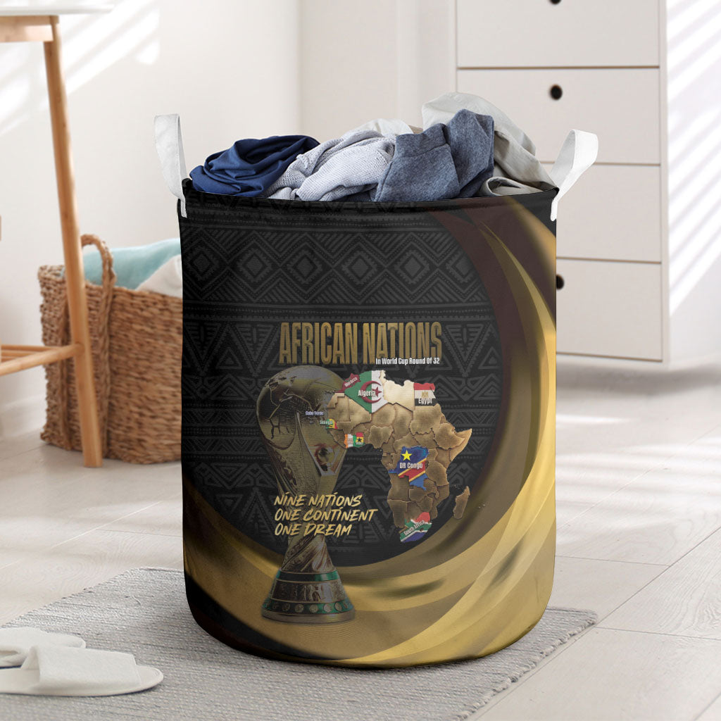African Nations 2026 World Football Laundry Basket We All Make History