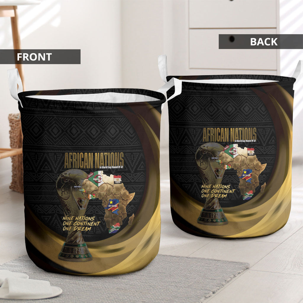 African Nations 2026 World Football Laundry Basket We All Make History