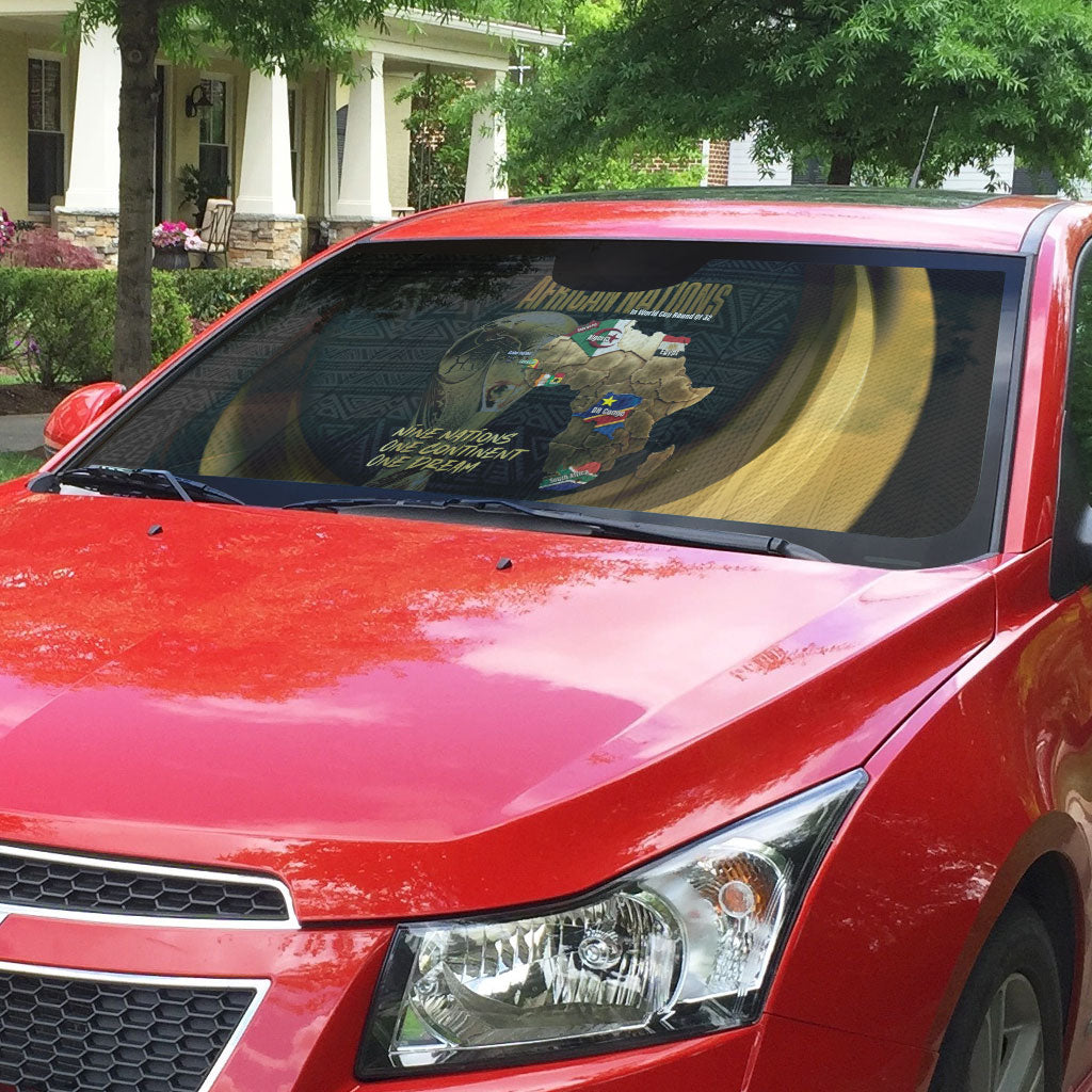African Nations 2026 World Football Auto Sun Shade We All Make History