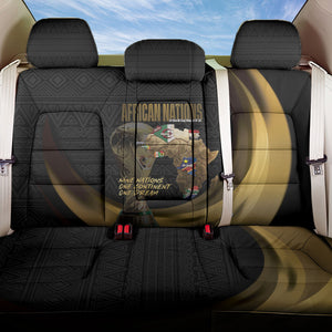 African Nations 2026 World Football Back Car Seat Cover We All Make History