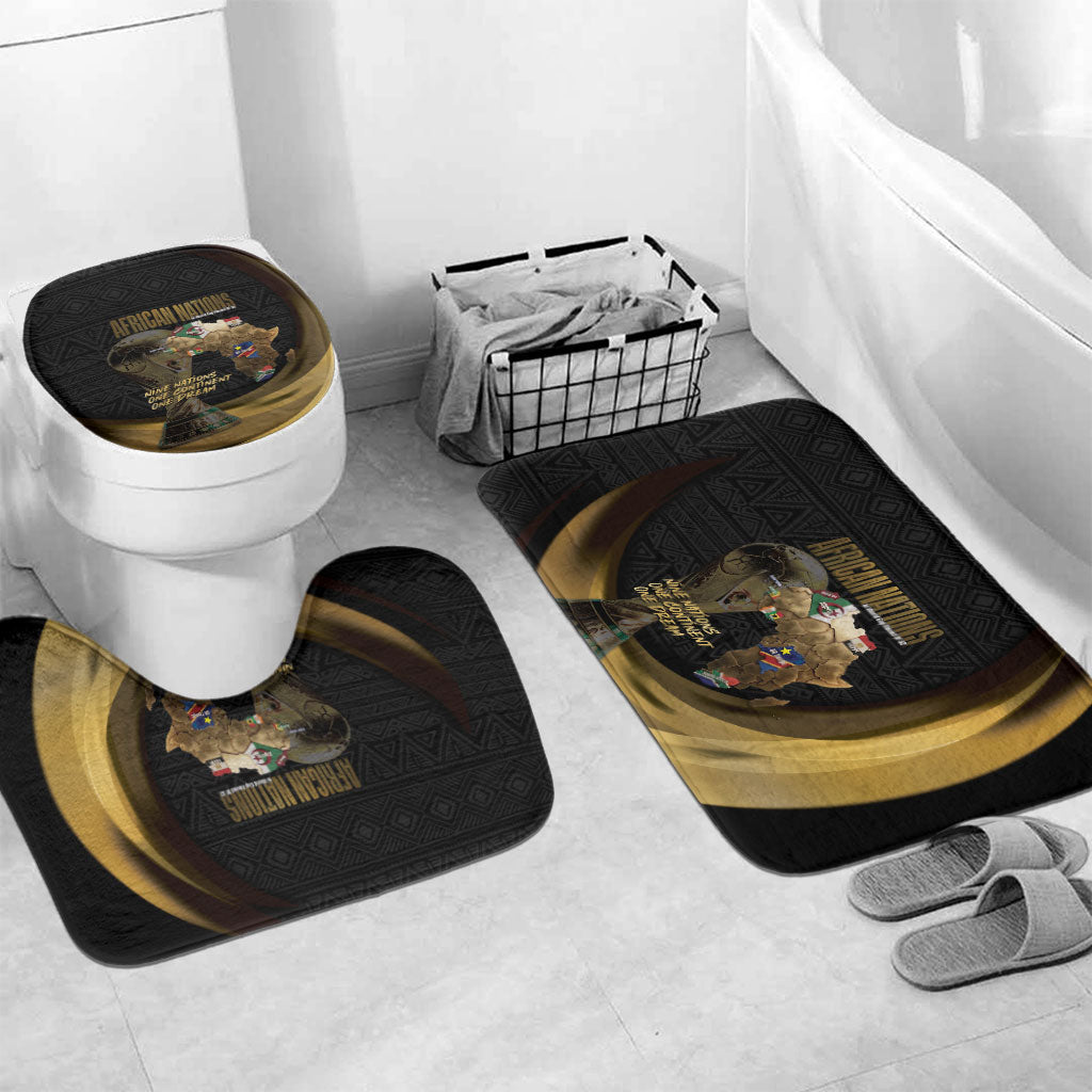 African Nations 2026 World Football Bathroom Set We All Make History