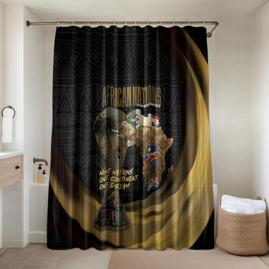 African Nations 2026 World Football Bathroom Set We All Make History